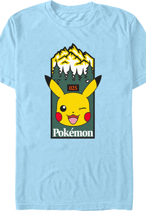 Pikachu Wink Pokemon T-Shirt