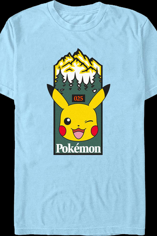 Pikachu Wink Pokemon T-Shirtmain product image