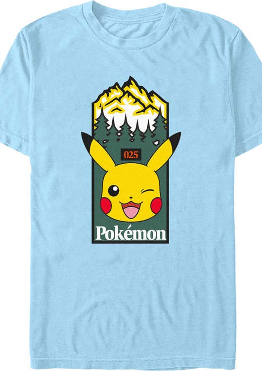 Pikachu Wink Pokemon T-Shirt - main product image