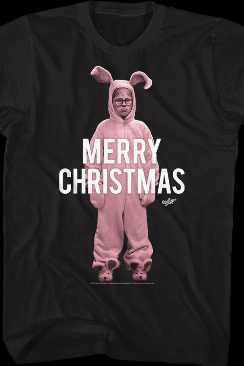 Pink Bunny Christmas Story Shirtmain product image