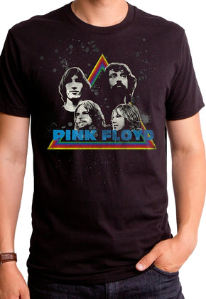 Pink Floyd Group Splatter T-Shirt
