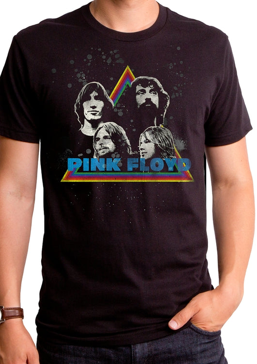 Pink Floyd Group Splatter T-Shirt - main product image