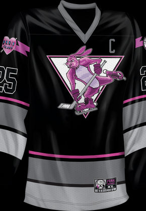 Pink Nightmares Christmas Story Hockey Jersey