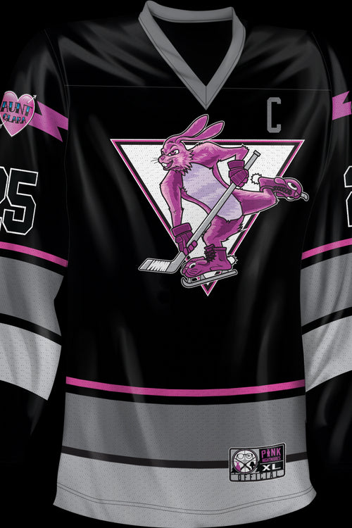 Pink Nightmares Christmas Story Hockey Jerseymain product image