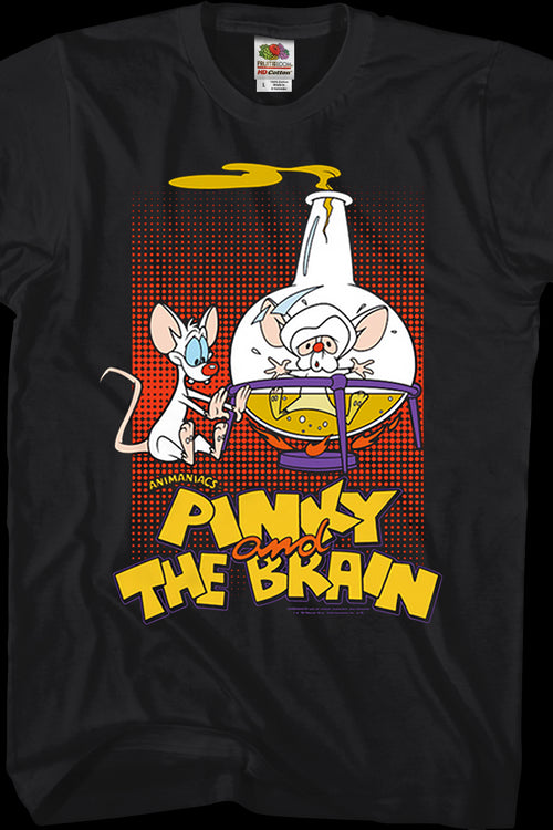 Pinky And The Brain Lab Flask Animaniacs T-Shirtmain product image