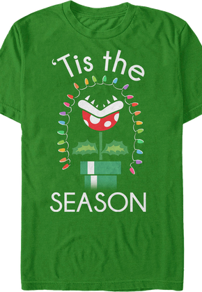 Piranha Plant 'Tis The Season Super Mario Bros. T-Shirt