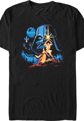 Pixel Art Poster Star Wars T-Shirt