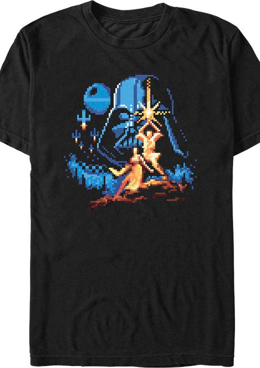 Pixel Art Poster Star Wars T-Shirt - main product image