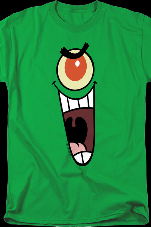 Plankton Face SpongeBob SquarePants T-Shirtmain product image