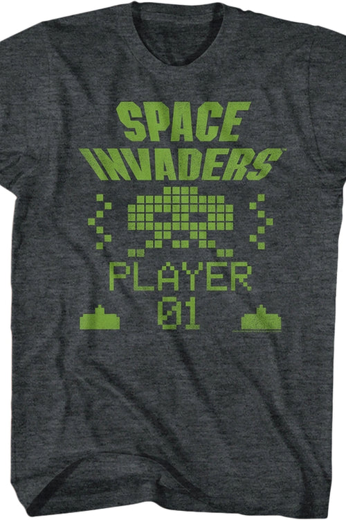 Player Space Invaders T-Shirtmain product image
