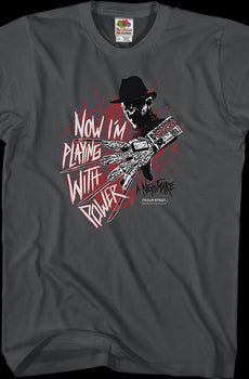 Playing With Power Nightmare On Elm Street T-Shirt