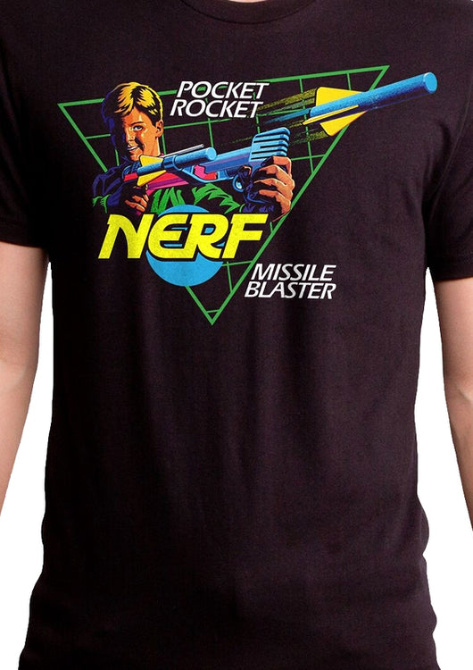 Pocket Rocket Missile Blaster Nerf T-Shirt - main product image