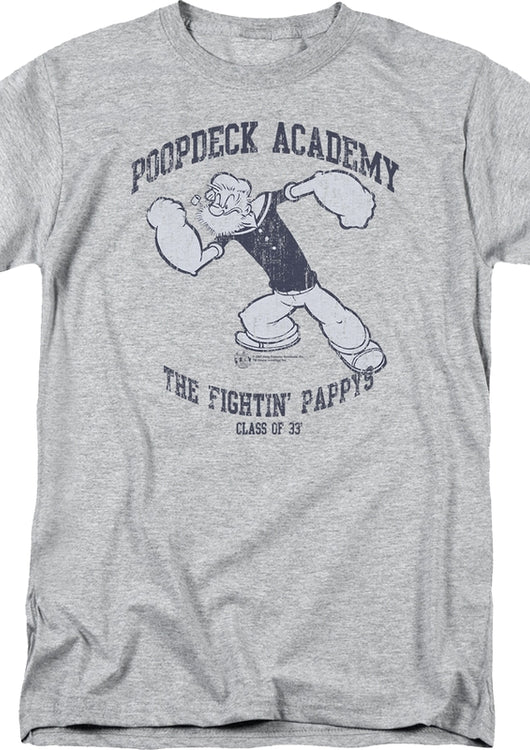 Poopdeck Academy Popeye T-Shirt - main product image
