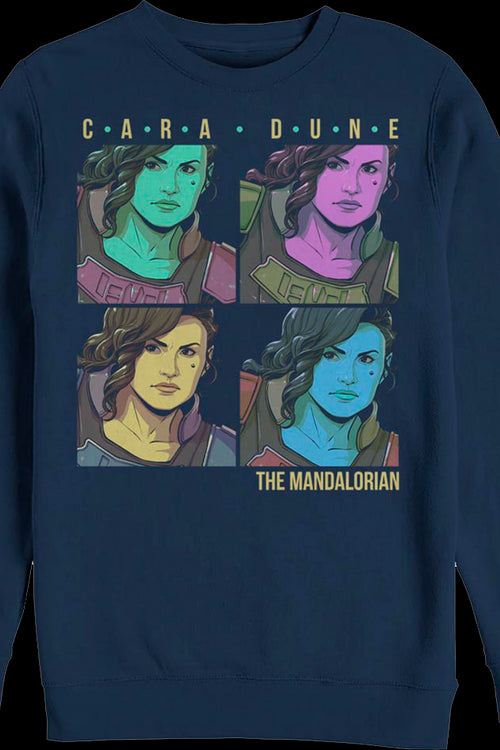 Pop Art Cara Dune Mandalorian Star Wars Sweatshirtmain product image