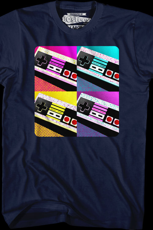 Pop Art Game Controllers Nintendo T-Shirtmain product image