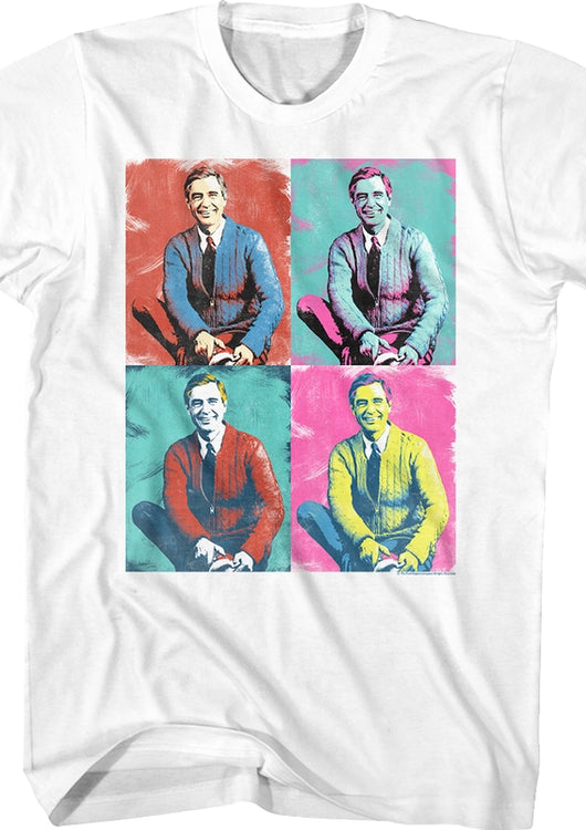Pop Art Mr. Rogers T-Shirt - main product image