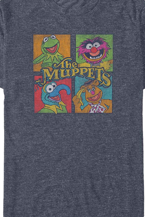Blue Pop Art Muppets T-Shirtmain product image