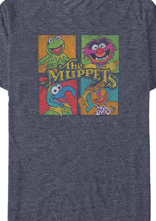 Blue Pop Art Muppets T-Shirt - main product image