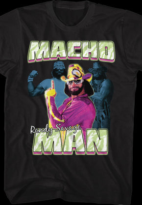 Posing Collage Macho Man Randy Savage T-Shirt