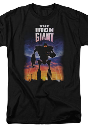 Black Poster Artwork Iron Giant T-Shirt
