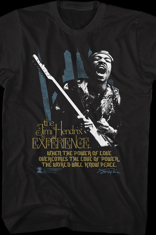 Power Of Love Jimi Hendrix T-Shirtmain product image