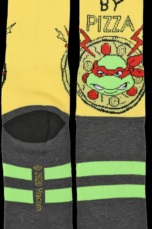 Powered By Pizza Teenage Mutant Ninja Turtles Socksmain product image