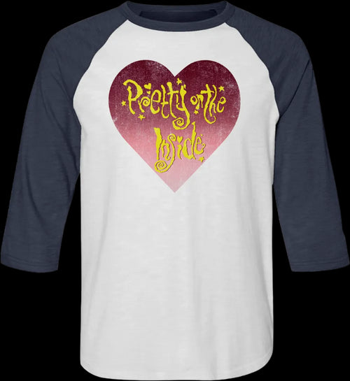 Pretty on the Inside Hole Raglan Baseball Shirtmain product image