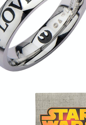 Princess Leia I Love You Ring