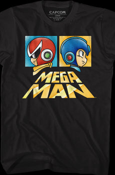 Profiles Proto Man and Mega Man T-Shirt