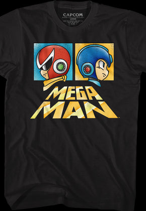Profiles Proto Man and Mega Man T-Shirt