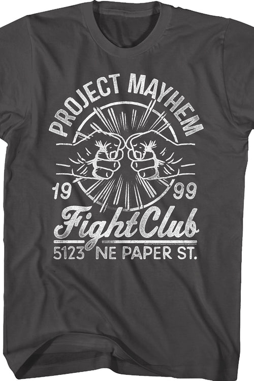 Project Mayhem 1999 Fight Club T-Shirtmain product image