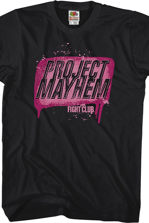 Project Mayhem Fight Club Shirtmain product image
