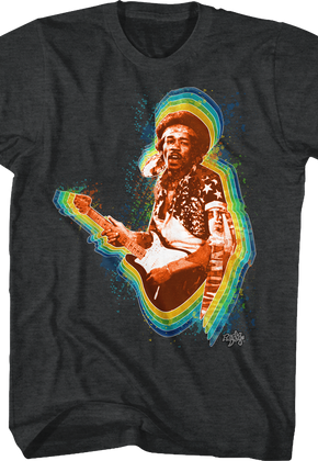 AC Psychedelic Jimi Hendrix T-Shirt