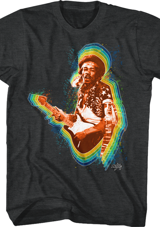 AC Psychedelic Jimi Hendrix T-Shirt - main product image