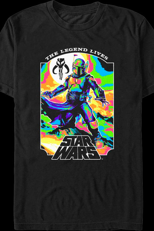 Psychedelic Legend Boba Fett Star Wars T-Shirtmain product image