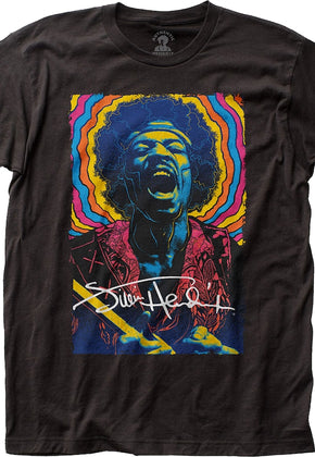 Psychedelic Scream Jimi Hendrix T-Shirt