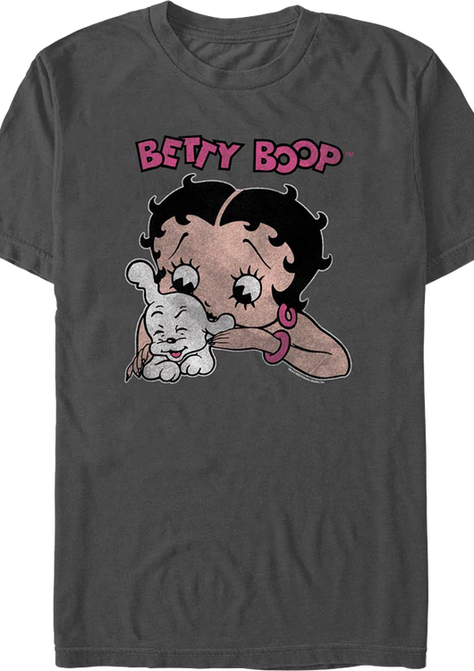 Pudgy And Betty Boop T-Shirt - main product image