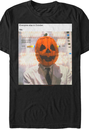 Jack-o'-Lantern Mask Meme Halloween III T-Shirt