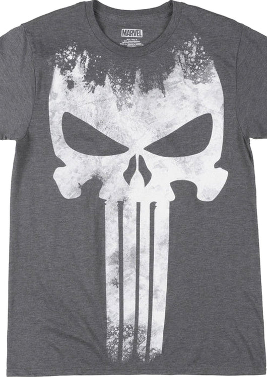 Punisher Faded Logo Marvel Comics T-Shirt - main product image