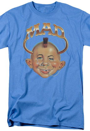 Punk Alfred E. Neuman Mad Magazine T-Shirt