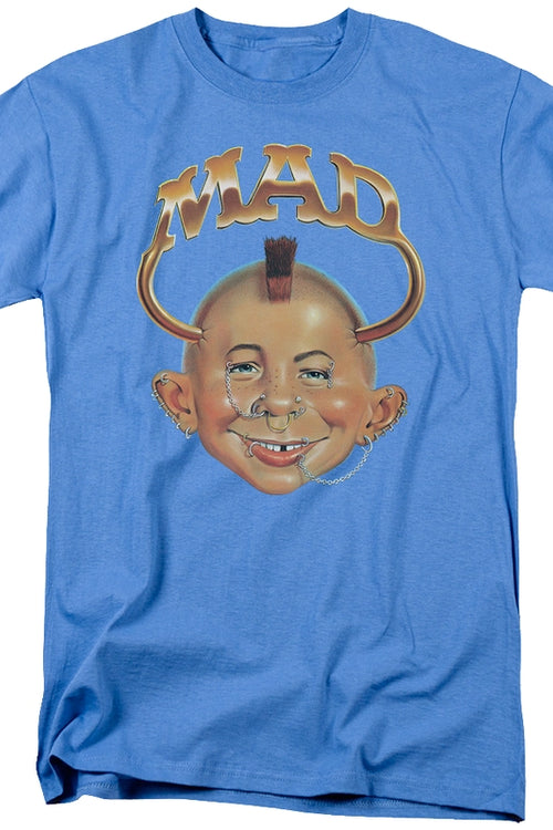 Punk Alfred E. Neuman Mad Magazine T-Shirtmain product image