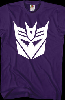 Purple Decepticons Logo Transformers T-Shirt