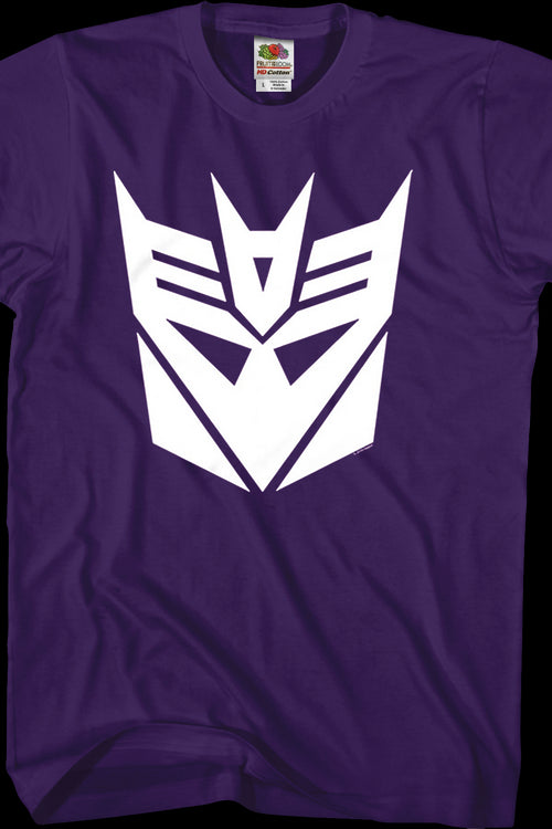 Purple Decepticons Logo Transformers T-Shirtmain product image
