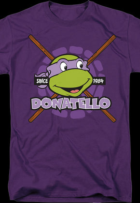 Purple Donatello Since 1984 Teenage Mutant Ninja Turtles T-Shirt
