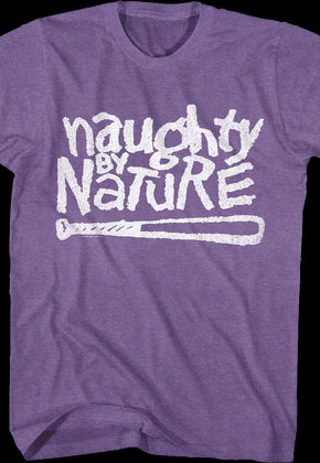 Purple Logo Naughty By Nature T-Shirt