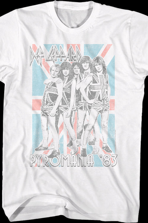 Pyromania '83 Flag Def Leppard T-Shirtmain product image