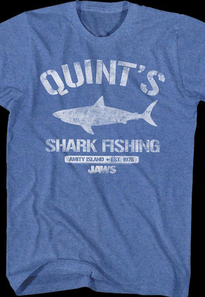 Quint's Shark Fishing Jaws T-Shirt