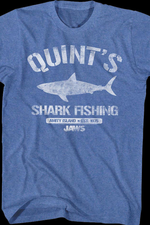 Quint's Shark Fishing Jaws T-Shirt