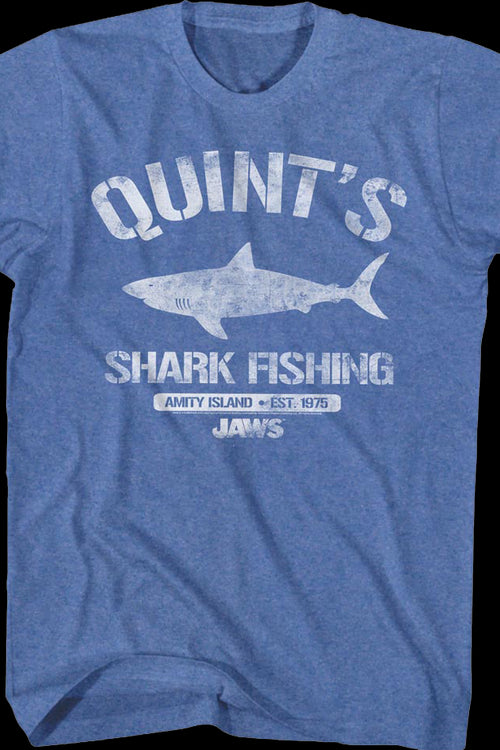 Quint's Shark Fishing Jaws T-Shirtmain product image