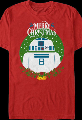 R2-D2 Merry Christmas Star Wars T-Shirt